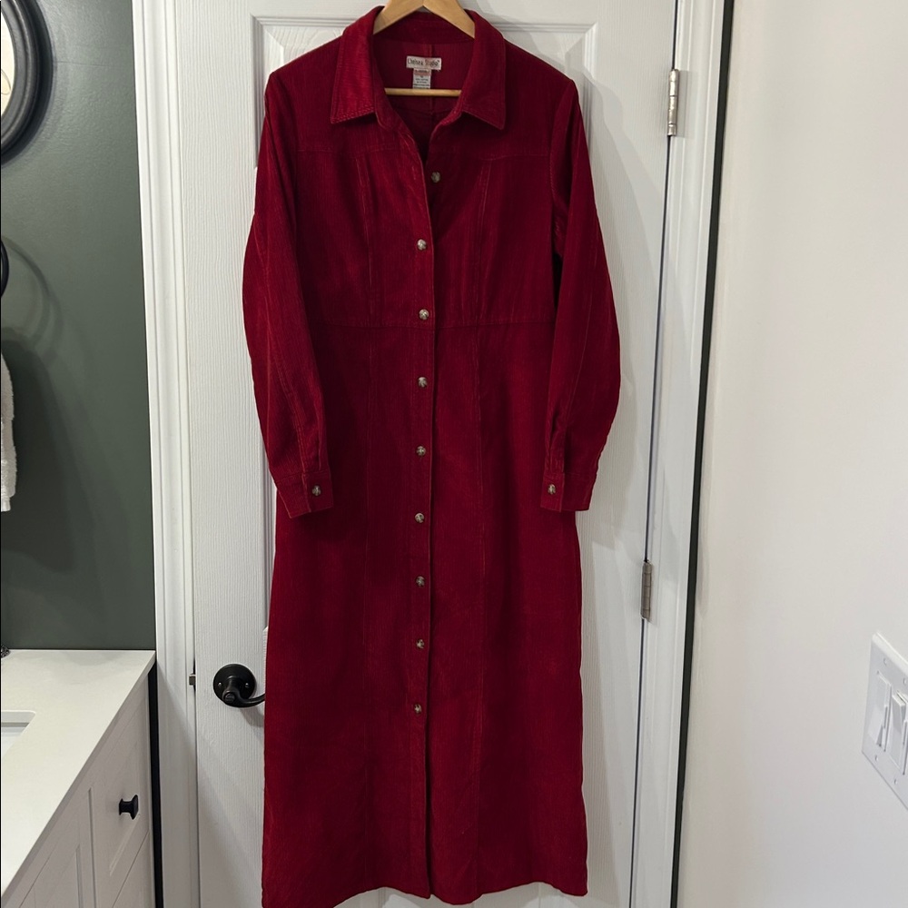 Elegant Red Maxi Dress